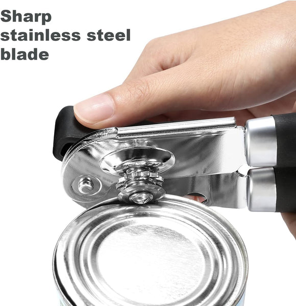 Can Opener Manual, UHIYEE Handheld Can Openers with Anti-Slip