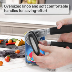 Can Opener Manual, UHIYEE Tin Opener Can Openers That Work with Anti-Slip Grips Ultra Large Knob, Can Opener Heavy Duty Tin Openers for Elderly for...